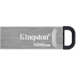 Флеш-накопитель USB3.2 128GB Kingston DataTraveler Kyson Silver/Black (DTKN/128GB)