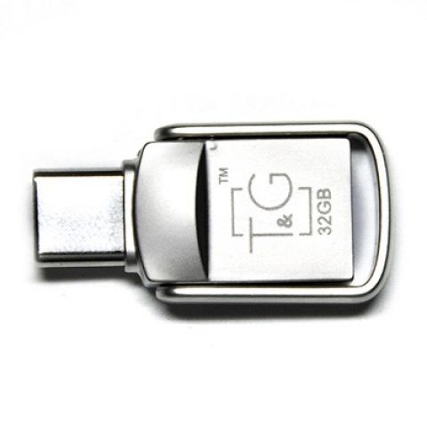 Флеш-накопитель USB3.0 32GB Type-C T&G 104 Metal Series Silver (TG104TC-32G3)