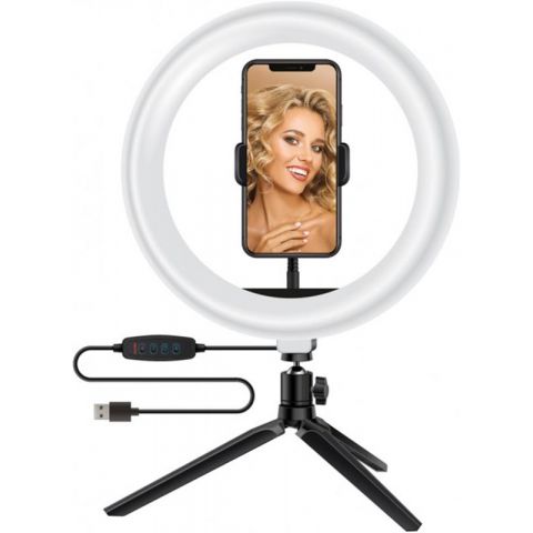 Кольцевая USB LED-лампа ACCLAB Ring of Light AL-LR101 (1283126502033)