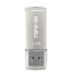 Флеш-накопитель USB 2GB Hi-Rali Rocket Series Silver (HI-2GBRKTSL)