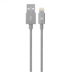 Кабель Ttec USB - Lightning (M/M), AlumiCable, 1.2 м, Space Gray (2DKM02UG)