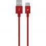 Кабель Ttec AlumiCable USB - USB Type-C (M/M), 1.2 м, Red (2DK18K)