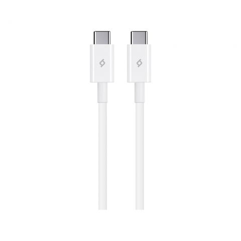 Кабель Ttec USB Type-C - USB Type-C (M/M), 1.2 м, White (2DK36B)