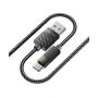 Кабель Luxe Cube Premium USB - USB Type-C (M/M), 1 м, сірий (8889996899667)