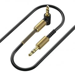 Аудио-кабель Luxe Cube 3.5 мм - 3.5 мм (M/M), 1.2 м, черный (7775557576157)