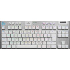Клавиатура беспроводная Logitech G915 Gaming TKL Tenkeyless LightSpeed Wireless RGB Mechanical White (920-009664)
