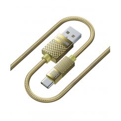 Кабель Luxe Cube Premium USB - USB Type-C (M/M), 1 м, золотистый  (8889996899681)