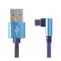 Кабель Cablexpert USB - USB Type-C V 2.0 (M/M), преміум, 1 м, синій (CC-USB2J-AMCML-1M-BL) 