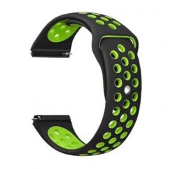 Ремешок BeCover Nike Style для Xiaomi Amazfit Bip/Bip Lite/Bip S Lite/GTR 42mm/GTS/TicWatch S2/TicWatch E Black-Green (705703)