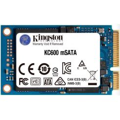 Накопичувач SSD  1ТB Kingston KC600 mSATA SATAIII 3D TLC (SKC600MS/1024G)