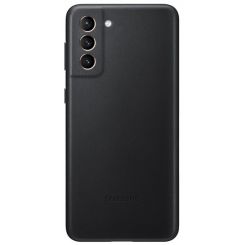 Чехол-накладка Samsung Leather Cover для Samsung Galaxy S21+ SM-G996 Black (EF-VG996LBEGRU)