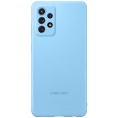 Чехол-накладка Samsung Silicone Cover для Samsung Galaxy A72 SM-A725 Blue (EF-PA725TLEGRU)
