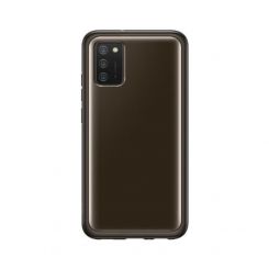Чехол-накладка Samsung Soft Clear Cover для Samsung Galaxy A02s SM-A025 Black (EF-QA025TBEGRU)