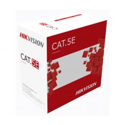 Кабель витая пара Hikvision (DS-1LN5EO-UU/E ) UTP cat 5E, 305м, Corton Box