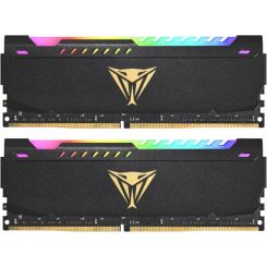 Модуль памяти DDR4 2x32GB/3200 Patriot Viper Steel RGB Black (PVSR464G320C8K)
