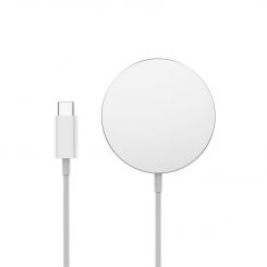 Беспроводное зарядное устройство СolorWay MagSafe Charger 15W for iPhone White (CW-CHW27Q-WT)