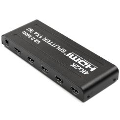 Сплиттер PowerPlant (CA912483) HDMI - 4xHDMI, черный