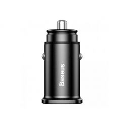 Автомобильное зарядное устройство Baseus Square Metal (2USB, 5A) 30W Black (CCALL-DS01)