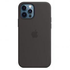 Чехол-накладка Apple Silicone Case with MagSafe для Apple iPhone 12 Pro Max Black (MHLG3)