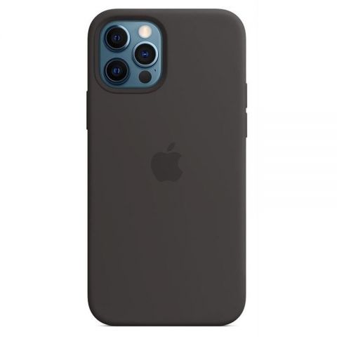Чехол-накладка Apple Silicone Case with MagSafe для Apple iPhone 12 Pro Max Black (MHLG3)