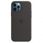 Чехол-накладка Apple Silicone Case with MagSafe для Apple iPhone 12 Pro Max Black (MHLG3)
