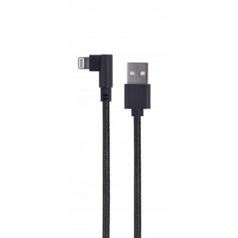 Кабель Cablexpert USB - Lightning (M/M), 0.2 м, черный (CC-USB2-AMLML-0.2M)