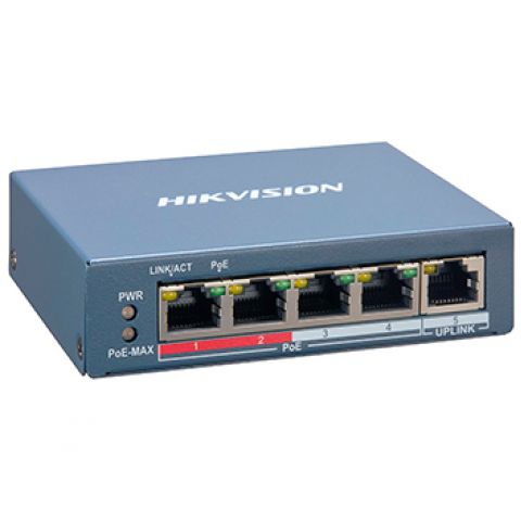 Коммутатор Hikvision DS-3E1105P-EI