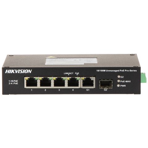 Коммутатор Hikvision DS-3T0306HP-E/HS