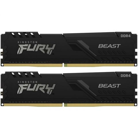 Модуль пам`ятi DDR4 2x16GB/3200 Kingston Fury Beast Black (KF432C16BB1K2/32)
