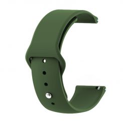 Силиконовый ремешок BeCover для Xiaomi iMi KW66/Mi Watch Color/Haylou LS01/Watch S1 Active Green (706367)