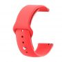 Силиконовый ремешок BeCover для Xiaomi iMi KW66/Mi Watch Color/Haylou LS01/Watch S1 Active Red (706348)
