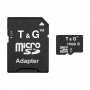 Карта памяти MicroSDHC  16GB UHS-I U3 Class 10 T&G + SD-adapter (TG-16GBSD10U3-01)