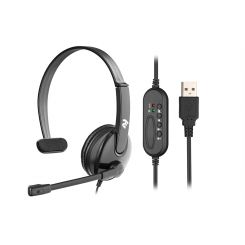 Гарнітура 2E CH12 On-Ear USB Black (2E-CH12MU)
