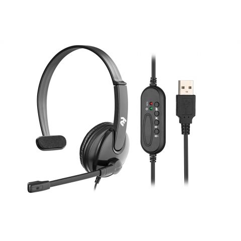Гарнітура 2E CH12 On-Ear USB Black (2E-CH12MU)