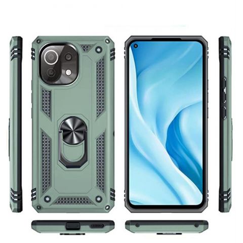 Чeхол-накладка BeCover Military для Xiaomi Mi 11 Lite/Mi 11 Lite 5G/11 Lite 5G NE Dark Green (706645)