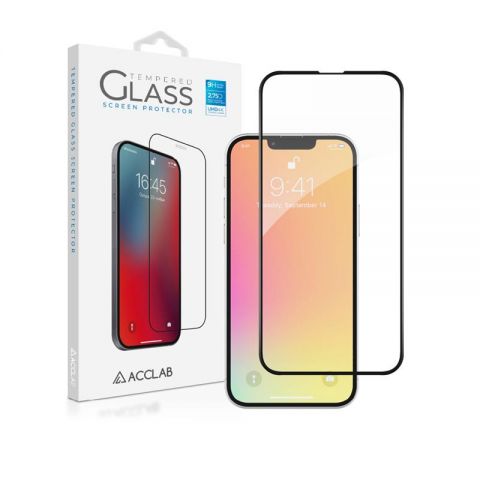 Защитное стекло ACCLAB Full Glue для Apple iPhone 13 Black (1283126515392)