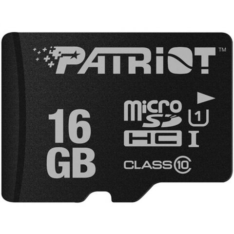Карта памяти MicroSDHC 16GB UHS-I Class 10 Patriot LX (PSF16GMDC10)