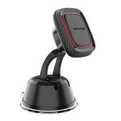 Автодержатель для смартфона магнитный Grand-X (крепление на панель или стекло) MT-12