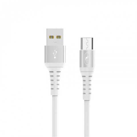 Кабель SkyDolphin S05V TPE Frost Line USB - micro USB (M/M), 1 м, White (USB-000552)