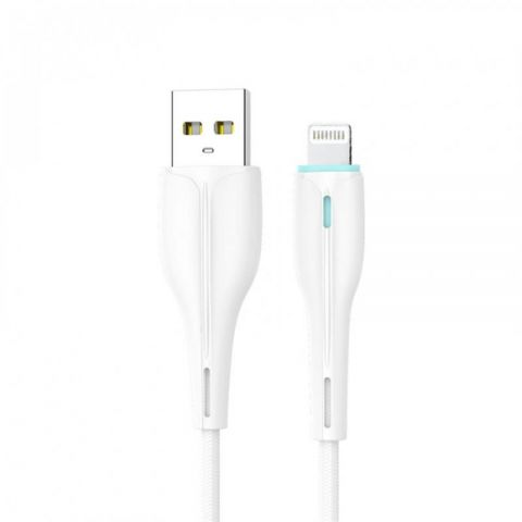 Кабель SkyDolphin S48L USB - Lightning (M/M), 1 м, White (USB-000423)