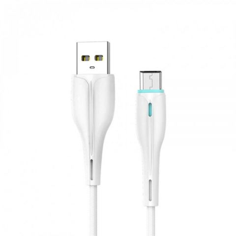 Кабель SkyDolphin S48V USB - micro USB (M/M), 1 м, White (USB-000427)