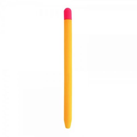 Чехол Goojodoq Matt 2 Golor TPU для стилуса Apple Pencil 2 Yellow/Pink (1005002071193896YP)