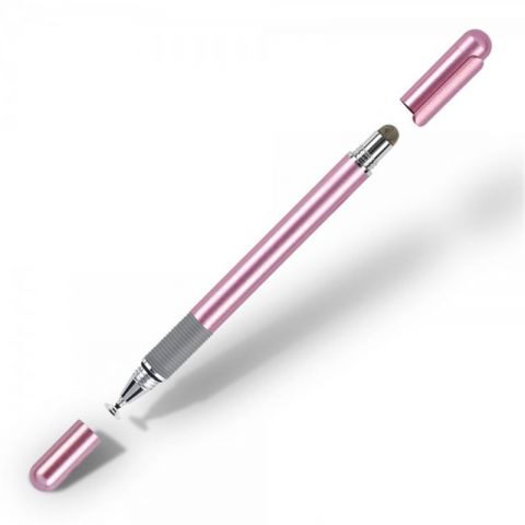 Стилус SK универсальный 2 в 1 Capacitive Drawing Point Ball Pink (1005001657604970P)