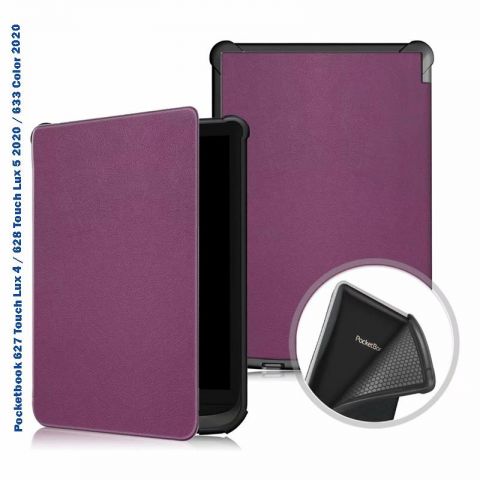 Чехол-книжка BeCover Smart Case для PocketBook 606/616/617/627/628/632 Touch HD 3/632 Plus/632 Aqua/633 Purple (707154)