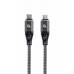 Кабель Cablexpert USB Type-C - micro USB  (M/M), 1.5 м, Grey (CC-USB2B-CMMBM-1.5M)