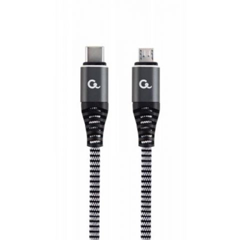 Кабель Cablexpert USB Type-C - micro USB  (M/M), 1.5 м, Grey (CC-USB2B-CMMBM-1.5M)
