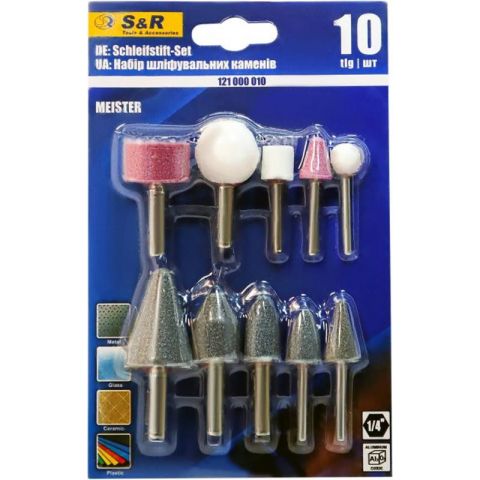 Камень шлифовальный S&R (121000010) 10шт