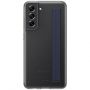 Чeхол-накладка Samsung Clear Strap Cover для Samsung Galaxy S21 FE SM-G990 Dark Gray (EF-XG990CBEGRU)