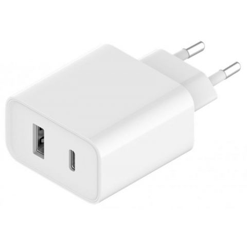 Сетевое зарядное устройство Xiaomi (1USBх3A, 1USB-Cx3A) White (BHR4996GL)