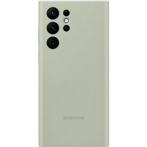 Чехол-накладка Samsung Silicone Cover для Samsung Galaxy S22 Ultra SM-S908 Olive Green (EF-PS908TMEGRU)